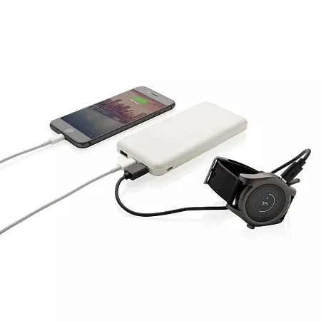 Карманный внешний аккумулятор на 10 000 мАч, черный