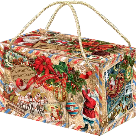 БАУЛ ПОСЫЛКА "РЕТРО КОЛЛАЖ"