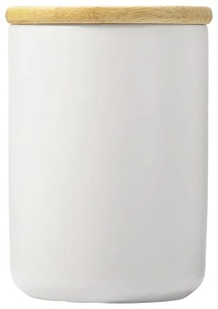 Кружка с ручкой и крышкой из каучукового дерева Jeny