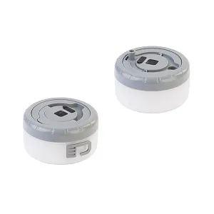 Фонарь-гирлянда "Twinkle" для кемпинга, серый с белым