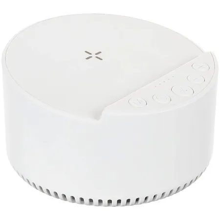 Bluetooth-колонка с беспроводной зарядкой relaxTime, белая
