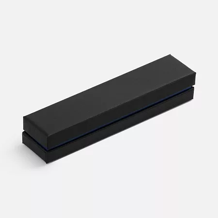 Ручка шариковая Eyeshot Soft Touch в футляре, темно-синяя