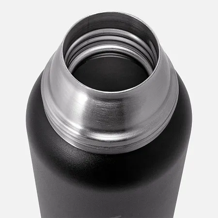 Термос Relaxika 1000 со стикерпаком, черный