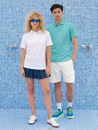 Рубашка поло унисекс Pitcher, белая