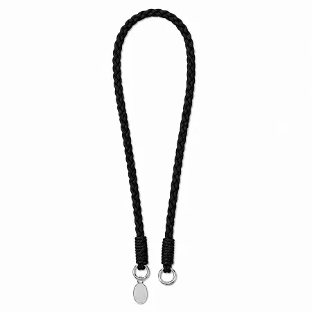 Шнурок на карабине BraidLite, чёрный