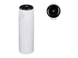 Вакуумная термокружка с индикатором и медной изоляцией Bravo, тубус, 400 мл