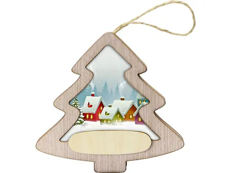 Новогодняя подвеска с подсветкой Шар с индивидуальным дизайном