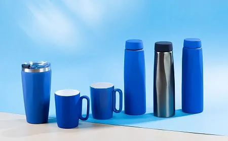 Термостакан "Calypso" 500 мл, покрытие soft touch, черный #