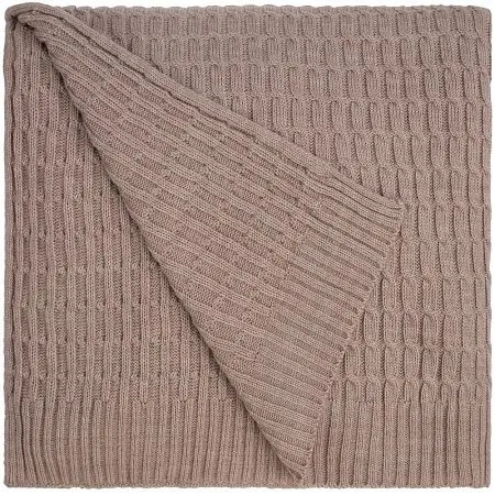 Плед Slumberland, бежевый меланж