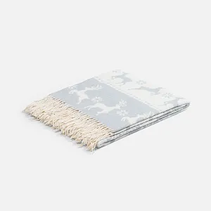 Плед «Скандинавия», серый