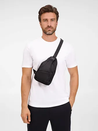 Спортивный кросс-боди рюкзак Bagventure, черный