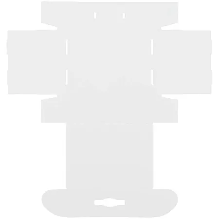 Коробка Matter Light, крафт с белой ручкой