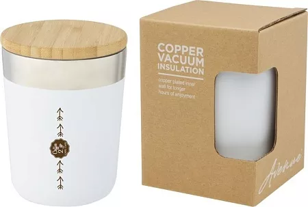 Кружка с вакуумной изоляцией и бамбуковой крышкой Lagan