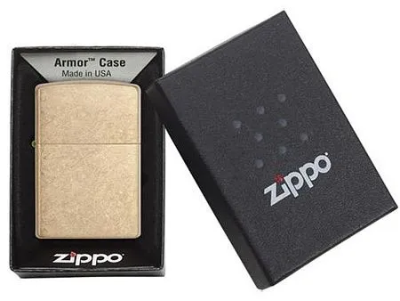 Зажигалка ZIPPO Armor™ с покрытием Brushed Brass