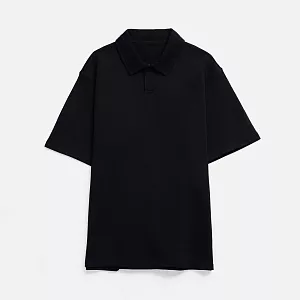 Рубашка поло унисекс Tiimi, черная