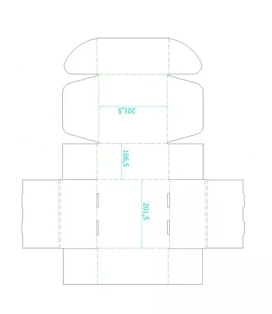 Коробка Medio, крафт