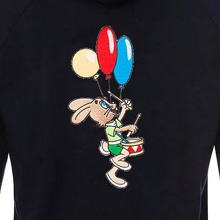 Толстовка с капюшоном Gourji "Ну, погоди" черная L