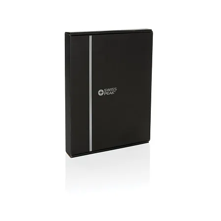 Органайзер с блокнотом Swiss Peak Script из rPET AWARE™, А5