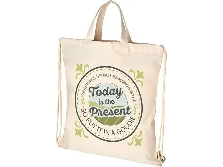 Сумка-рюкзак Pheebs из переработанного хлопка, 210 г/м²