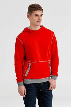 Толстовка Revers, синяя с желтым