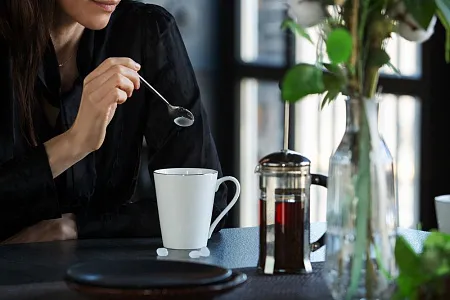 Кружка Mansion Select, белая с золотистой отводкой