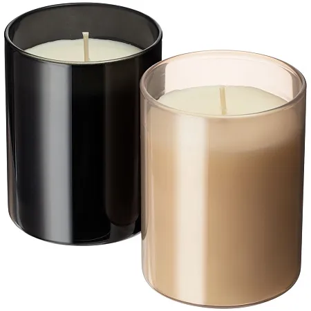 Ароматическая свеча Flikka, сосна и кипарис, бежевая