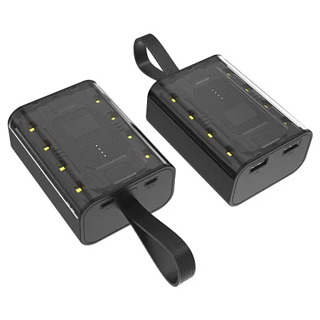 Внешний аккумулятор Courage, 5000 Mah, черный