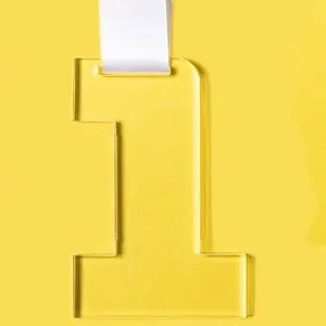 Медаль FIRST PLACE в подарочной упаковке, 65х100х5 мм, акрил