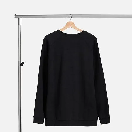 Свитшот унисекс Avenu, черный