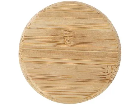 Стеклянная бутылка с бамбуковой крышкой Lume, 500мл