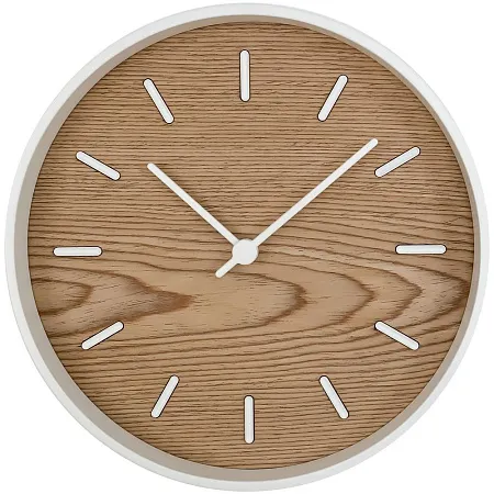 Часы настенные Kudo, беленый дуб