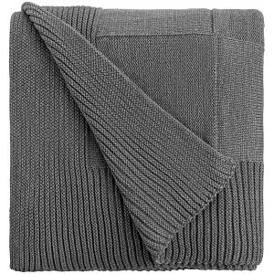 Плед Chess Queen, синий меланж