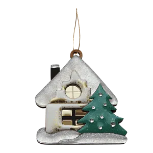 Ёлочная игрушка Домик