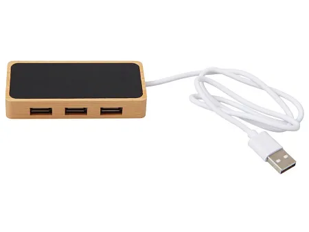USB хаб с подсветкой лого Reedia S5, 3*USB, 1*Type C