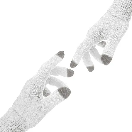 Перчатки сенсорные REACH, белый, 100% акрил