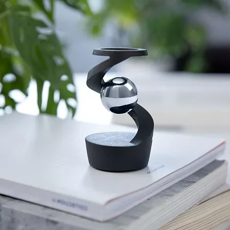Настольный антистресс Mindflow, черный с серебристым