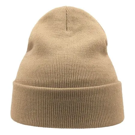 Шапка вязаная  двойная Wind с отворотом