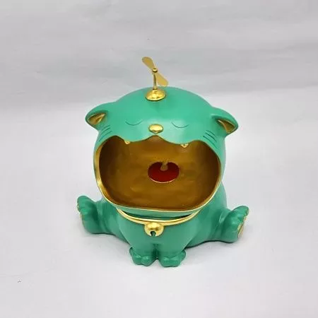 Статуэтка хранитель Кот большой, белый