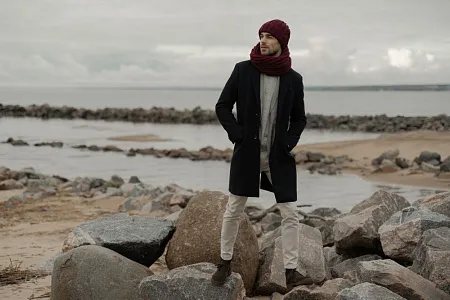 Снуд Fargo, серый меланж