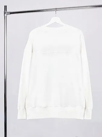 Свитшот оверсайз унисекс Vozduh, молочно-белый
