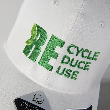 Бейсболка RECY FEEL, 6 клиньев, пластиковая застежка