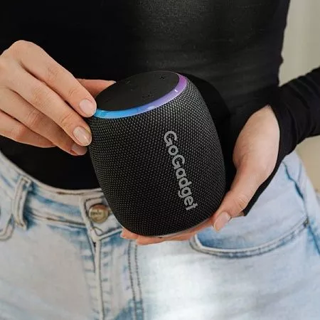 Беспроводная колонка c подсветкой CityWave Pro, черная