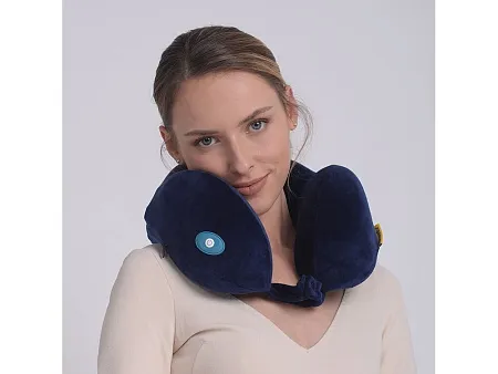 Подушка для путешествий со встроенным массажером Massage Tranquility Pillow
