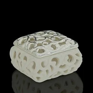 Шкатулка Beige Rose, кремовая