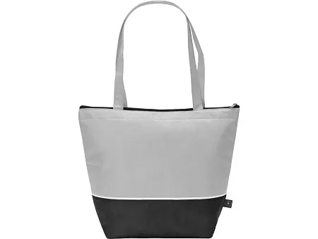 Сумка-холодильник Reviver с длинными ручками из нетканого переработанного материала RPET