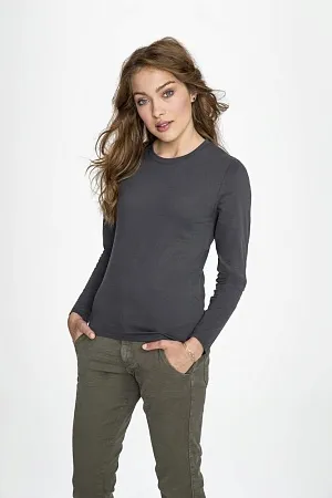 Футболка с длинным рукавом IMPERIAL LSL WOMEN, черная