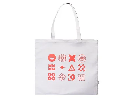 Сумка-оверсайз Rejenny из переработанного хлопка 320 г/м2 с термотрансфером