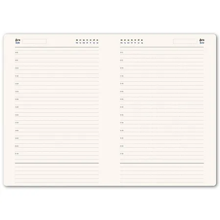 Ежедневник недатированный Spirit , А5, красный, кремовый блок