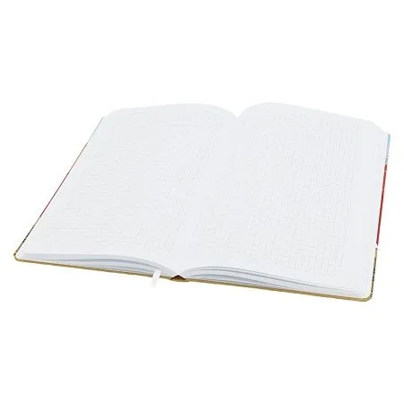 Записная книжка Dziuna Октябрьская в клетку 15 x 21 см