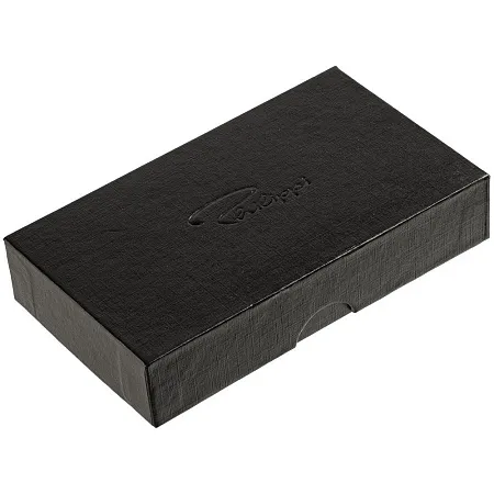 Футляр для карт с зажимом для купюр Cooper, черный